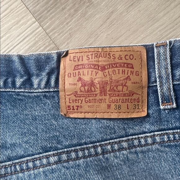 Levi Strauss 517 Boot Cut Jeans Size 38, 38x31 - Picture 6 of 6
